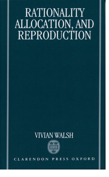 Rationality, Allocation, and Reproduction book cover