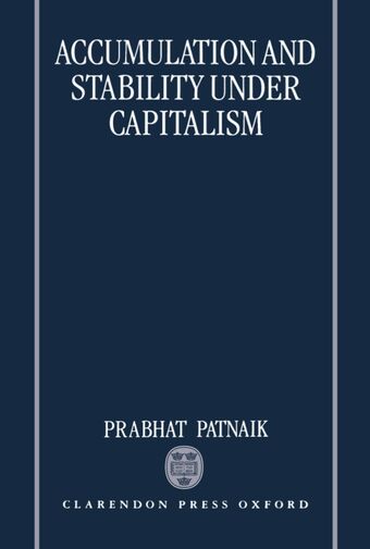 Accumulation and Stability under Capitalism book cover