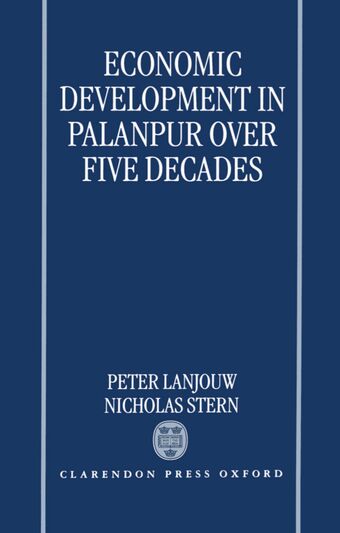 Economic Development in Palanpur over Five Decades book cover