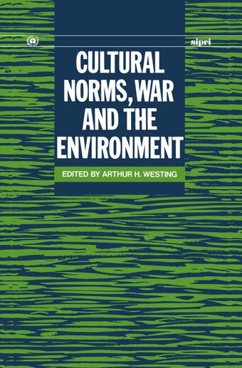 Cultural Norms, War and the Environment book cover