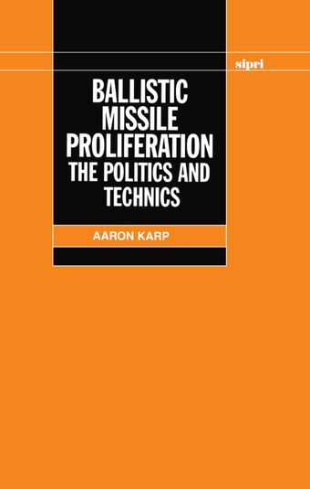 Ballistic Missile Proliferation book cover