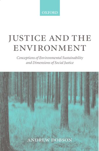Justice and the Environment book cover
