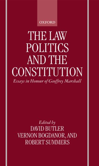 The Law, Politics, and the Constitution book cover
