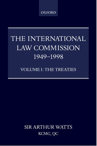 The International Law Commission 1949-1998 book cover