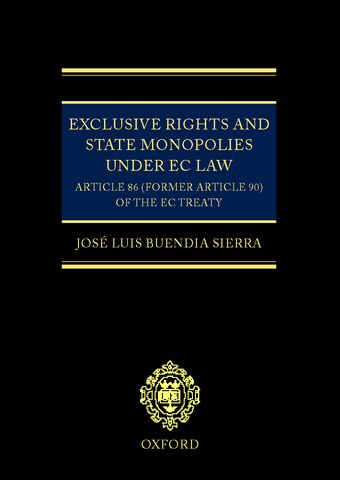 Exclusive Rights and State Monopolies under EC Law book cover