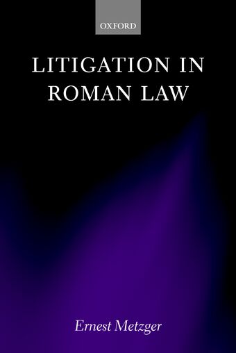Litigation in Roman Law book cover