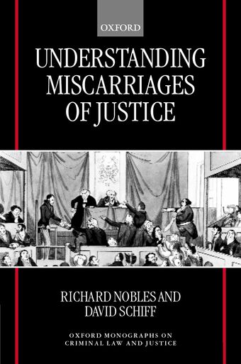 Understanding Miscarriages of Justice book cover