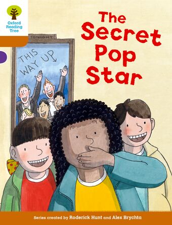 ORT Biff, Chip and Kipper Stories Decode and Develop Level 8 The Secret Pop Star book cover
