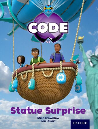 Project X Code Purple Band Level 8 Wonders of the World Statue Surprise book cover