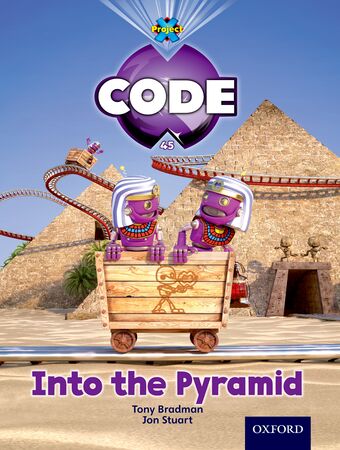 Project X Code Purple Band Level 8 Pyramid Peril Into the Pyramid book cover