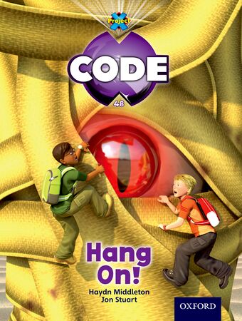 Project X Code Purple Band Level 8 Pyramid Peril Hang On book cover