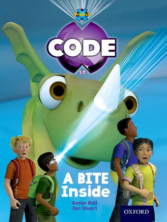 Project X Code Gold Band Level 9 Marvel A Bite Inside book cover