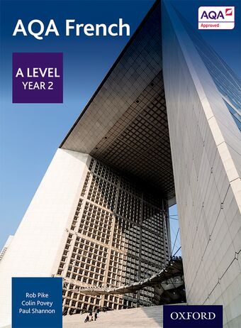 AQA A Level Year 2 French Student Book book cover