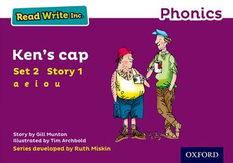 Read Write Inc Phonics: Purple Set 2 Storybook 1 Ken's Cap book cover