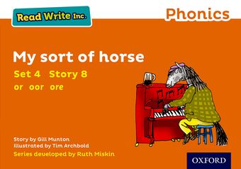 Read Write Inc Phonics: Orange Set 4 Storybook 8 My Sort of Horse book cover