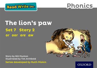 Read Write Inc Phonics: Grey Set 7 Storybook 2 The Lion's Paw book cover