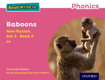 Read Write Inc Phonics: Pink Set 3 Non-fiction 5 Baboons book cover