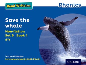 Read Write Inc Phonics: Blue Set 6 Non-fiction 1 Save the Whale book cover