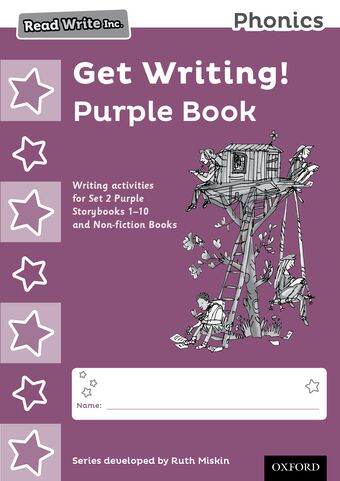 Read Write Inc Phonics: Get Writing! Purple Book Pack of 10 book cover