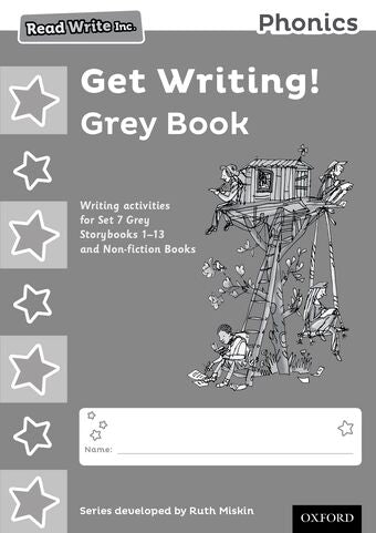 Read Write Inc Phonics: Get Writing! Grey Book Pack of 10 book cover