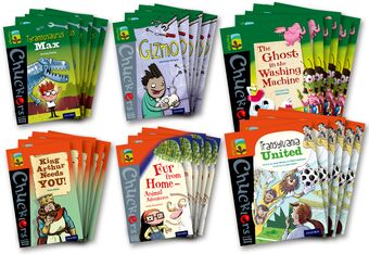TreeTops Chucklers Oxford Levels 12-13 Pack of 36 book cover