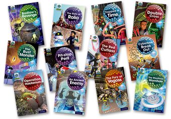 Project X Alien Adventures Grey Book Band Oxford Levels 12-14 Mixed Pack of 12 book cover