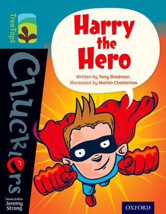 TreeTops Chucklers Level 9 Harry the Hero book cover