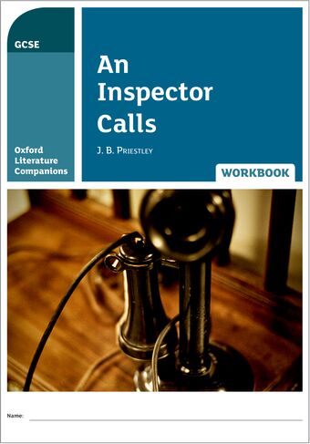 Oxford Literature Companions An Inspector Calls Workbook book cover