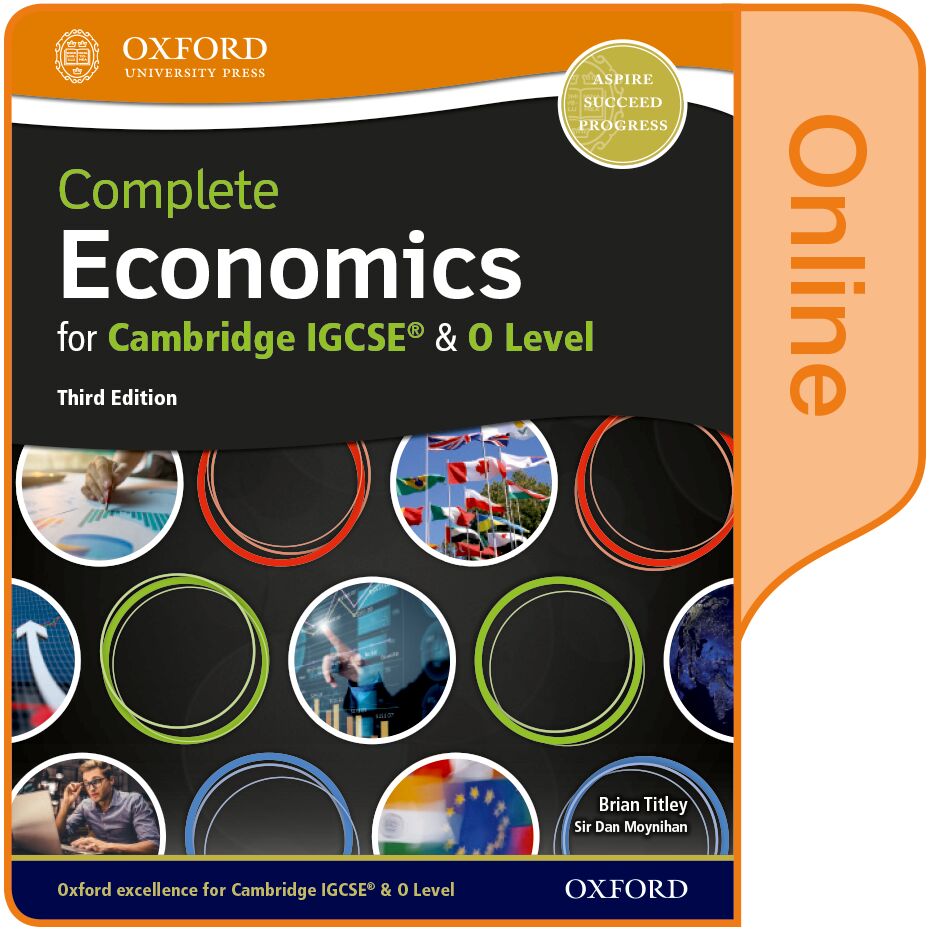Complete Economics for Cambridge IGCSE and O-Level Online Student book 3E book cover