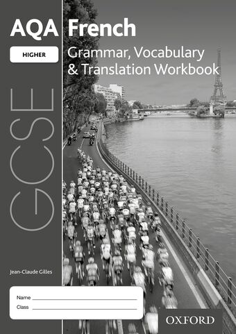 AQA GCSE French Higher Grammar and Vocabulary Workbook Pack of 8 book cover