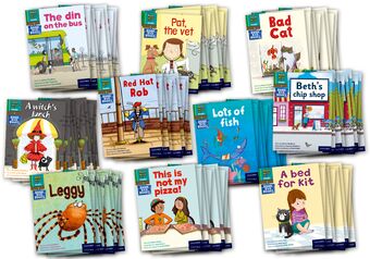 Read Write Inc. Phonics Book Bag Books: Green Set 1 Storybooks Pack of 100 book cover