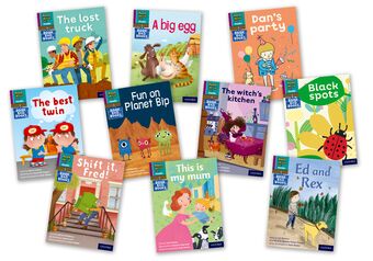 Read Write Inc. Phonics Book Bag Books: Purple Set 2 Storybooks Mixed Pack of 10 book cover