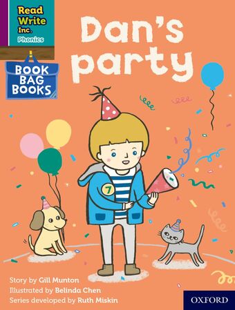 RWI PHONICS: BBB PURPLE 3 Dan's party book cover