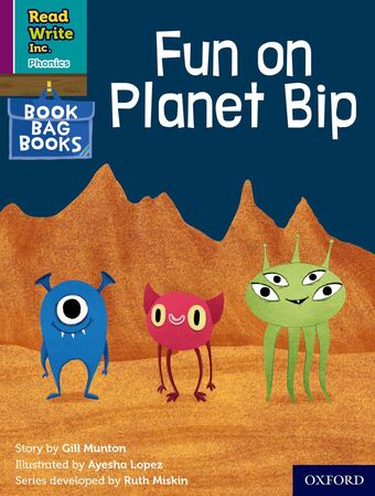 RWI PHONICS: BBB PURPLE 5 Fun on Planet Bip book cover