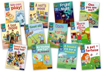 Read Write Inc. Phonics Book Bag Books: Orange Set 4 Storybooks Mixed Pack of 12 book cover
