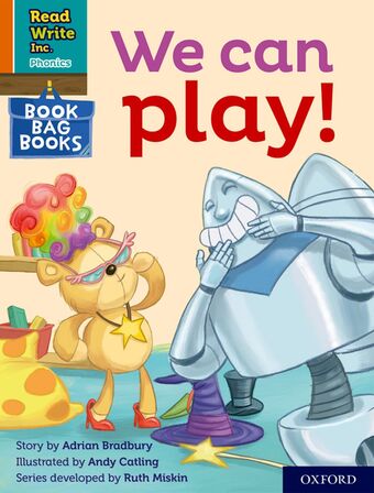 RWI PHONICS: BBB ORANGE 1 We can play! book cover