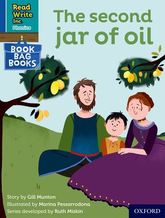 RWI PHONICS: BBB BLUE 6 The second jar of oil book cover