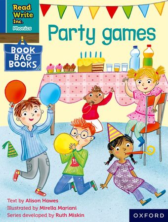 RWI PHONICS: BBB BLUE 7 Party games book cover