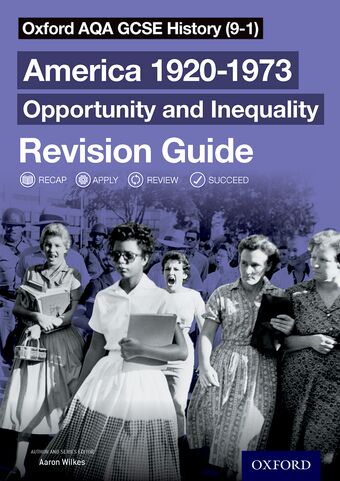 Oxford AQA GCSE History (9-1): America 1920-1973: Opportunity and Inequality book cover