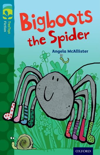 TreeTops Fiction Level 9A Bigboots the Spider book cover