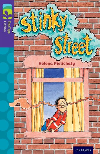TreeTops Fiction Level 11B Stinky Street book cover