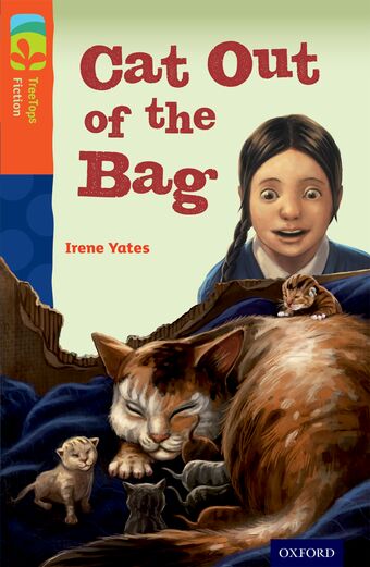 TreeTops Fiction Level 13B Cat Out of the Bag book cover