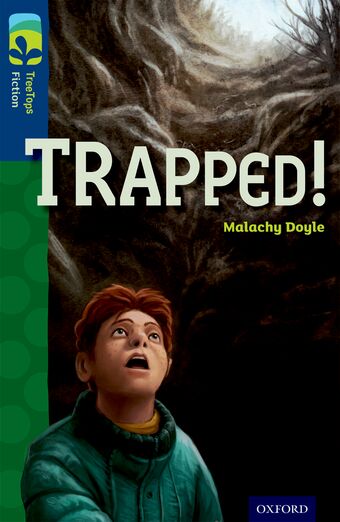 TreeTops Fiction Level 14A Trapped! book cover