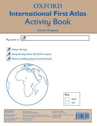 Oxford International First Atlas Activity Book book cover