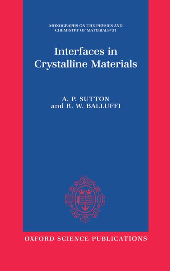 Interfaces in Crystalline Materials book cover