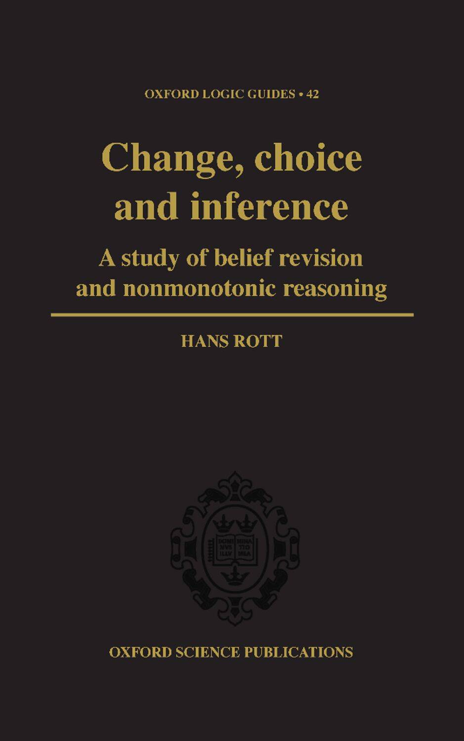 Change, Choice and Inference book cover