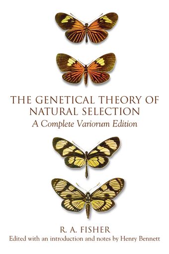 The Genetical Theory of Natural Selection book cover