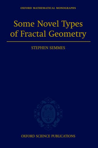 Some Novel Types of Fractal Geometry book cover