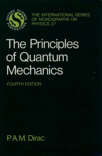 The Principles of Quantum Mechanics book cover
