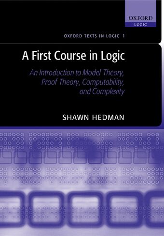 A First Course In Logic An Introduction To Model Theory, book cover